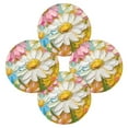 thumbnail image 5 of WOBOGO Abstract Oil Painting Flowers Round Placemats Set of 4 Heat Resistant Washable Kitchen Table Decorations 15.4in, 5 of 7
