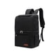 thumbnail image 1 of Sonducket Bolsa de almuerzo aislada hombro ajustable al aire libre cerveza vino grande resistente al desgarro contenedor de alimentos Kits de desorden para acampar Negro, 1 of 6