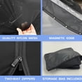 thumbnail image 5 of Car Camping Tailgate Mesh Screen for SUV, Magnetic Car Tailgate Mosquito Net with Zipper, Universal SUV/MPV Tailgate Back Door Mosquito Net Car Camping Essentials (58" L x 57" H, Black), 5 of 7
