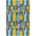 thumbnail image 2 of Addison Rugs Dream Shag Premium Machine Washable Transitional Martini/wine Blue Rectangle Rug, 5' x 7'6", 2 of 8