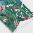 thumbnail image 4 of CLOOCL New Plus Size Pants Women Loose Casual Pockets Pants Little Flower Printed Wide Leg Pants Female Trousers, 4 of 6