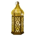 thumbnail image 1 of TISHITA Candlestick Lantern Night Light Landscape Portable Atmosphere Hanging Metal Cage Small, 1 of 6