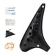 thumbnail image 3 of Ocarina de 12 agujeros, instrumento musical compacto para adultos, amantes de la música y principiantes. Negro, 3 of 9