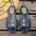 thumbnail image 6 of Willtoo Jelly Sandals for Women Mesh Flats Clear Sandals Beach Water Shoes Cute Fashion Trendy for Girls Office Cruise Festivals Gifts, 6 of 6