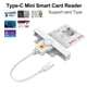 thumbnail image 2 of Lector CAC Rocketek SmartFold tipo C USB C DOD militar, 2 of 5