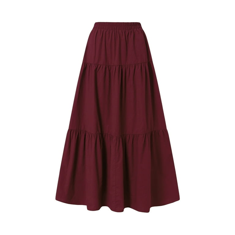 Pink pleated cheap skirt 5xl
