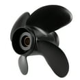 thumbnail image 4 of Outboard Propeller Propeller For  Aluminum Alloy Propeller Outboard Accessory 10 3/8x13 Outboard Propeller High Thrust 4 Blades Aluminum Alloy Fit For  Outboard 35-60HP Engine, 4 of 8