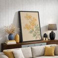 thumbnail image 4 of Framed Canvas Wall Art Vintage Floral Botanical Print for Living Room Decoration - 24"x36" BLACK, 4 of 8