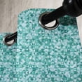 thumbnail image 4 of Ambesonne Geometric Grommet Curtain, Triangle Mosaic Shape, 50" x 63", Teal Green, 4 of 6