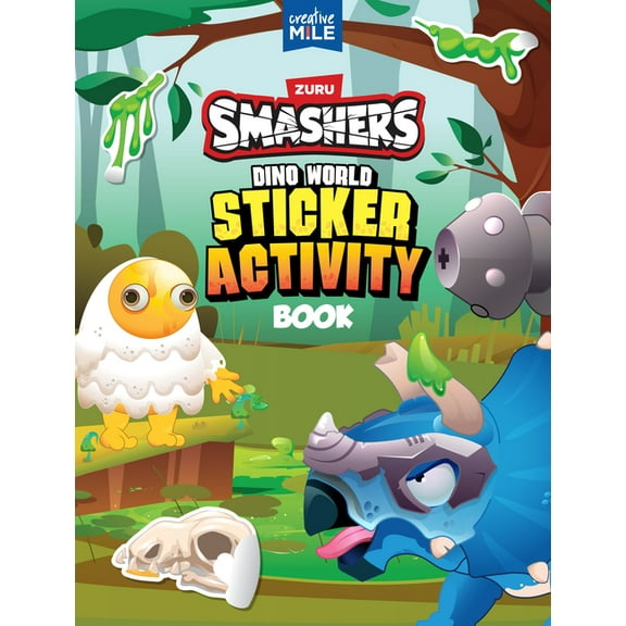 Smashers Dino World Sticker Activity Book, (Paperback)