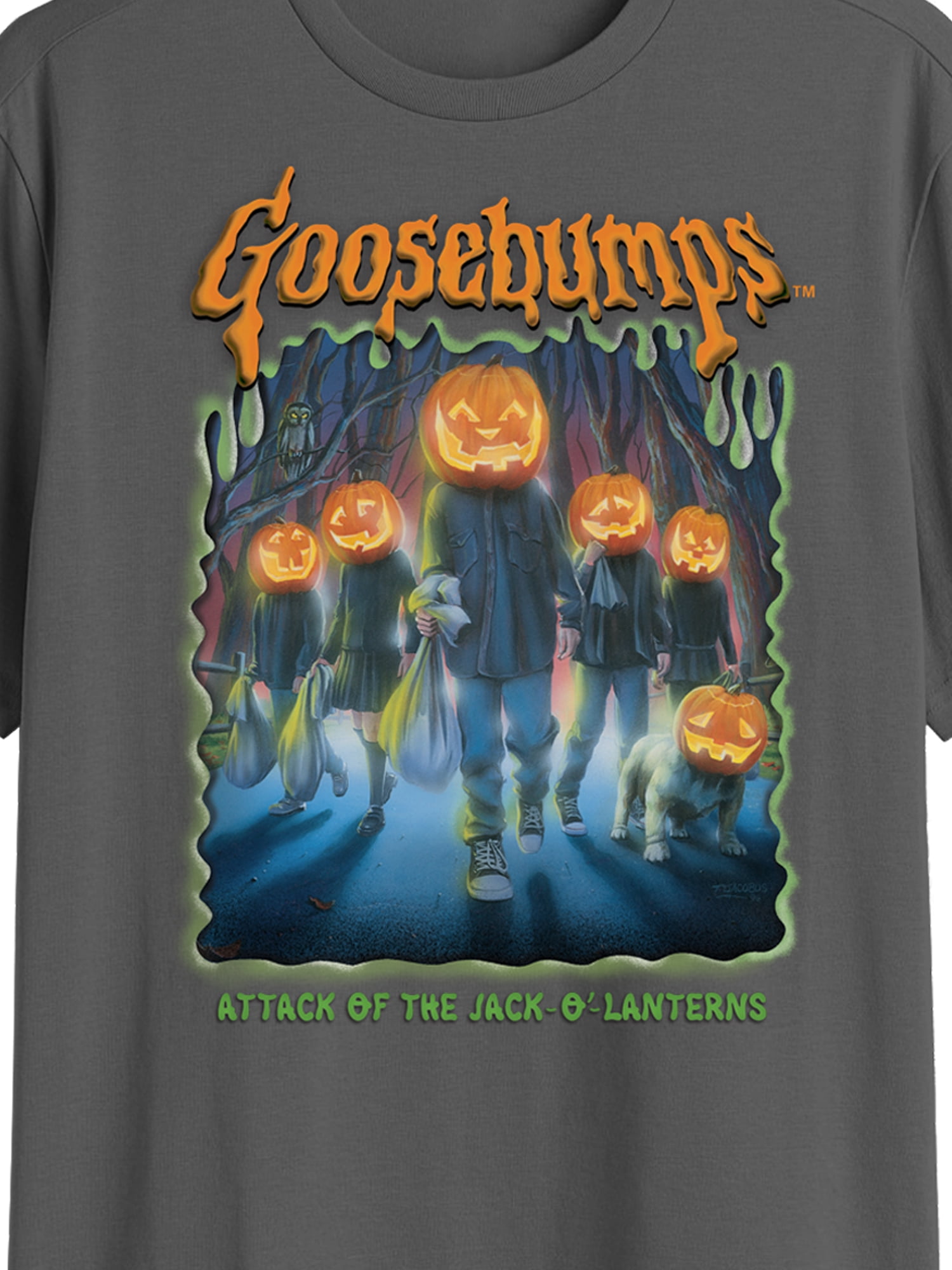 Goosebumps, Men's & Big Men's Halloween Graphic Tee, Sizes XS-3XL