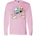 thumbnail image 3 of Inktastic Tragedy and Comedy Stage Masks Long Sleeve T-Shirt, 3 of 5