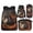 Fire Glow Black Horse, variant on Yspwyqan Backpack Set for High School, Digital Camo USA Flag Boys Backpack and Lunch Box Set 4Pcs, Lightweight Trendy Front Pocket Bags Fits 14" Laptop for Elementary Back to School