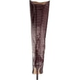 thumbnail image 3 of Sam Edelman Shauna Port Wine Pointed Toe Stiletto Heeled Knee High Fashion Boots (Port Wine, 9), 3 of 6
