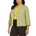 thumbnail image 1 of Kasper Women's Plus Size Jacquard Plaid Jacket - 24W, 1 of 1