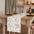 thumbnail image 2 of Table Runners 72 Inches Long Dress Scarves, Spring Floral Farmhouse Kitchen Table Runner, Coffee Tablerunners, Colorful Flowers Elegant Pastoral 14x72 Inch, 2 of 9