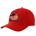 thumbnail image 2 of Trgacdwlo USA 250th Anniversary Hat Embroidered Adjustable Patriotic 250 Anniversary Retro Baseball Cap for Men Women Red, 2 of 3