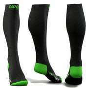Tadge Compression Socks For Men & Women 20-30mmHg Knee High Support Stocking - 1 Pair - L/XL