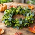 thumbnail image 4 of AYktou Eucalyptus Garland, 5.9Ft Artificial Ivy Garland Greenery Leaves Vines Hanging Decor, Faux Plants Table Decor Artificial Eucalyptus Garland Vine for Home Mantle Party Indoor/Outdoor Decor, 4 of 6