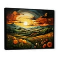 thumbnail image 2 of Designart "Geometric Plains in the Countryside I" Landscapes Floater Framed Wall Decor, 2 of 7