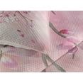 thumbnail image 3 of Ambesonne Pink Quilted Coverlet 3 Pcs, Tree Branch with Flowers, King Size, Pink Fuchsia, 3 of 4