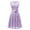 Lavender, variant on Women Floral Lace Cocktail Party Dress Female Knee Length Bridesmaid Dress