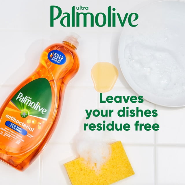 Palmolive Ultra Antibacterial Dishwashing Liquid Soap, 20 Oz, 3 Pack