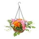 thumbnail image 2 of artificial en cesta, cesta colgante, centros de mesa de flores, maceta de cadena para patio, césped, exteriores e interiores, 2 of 9