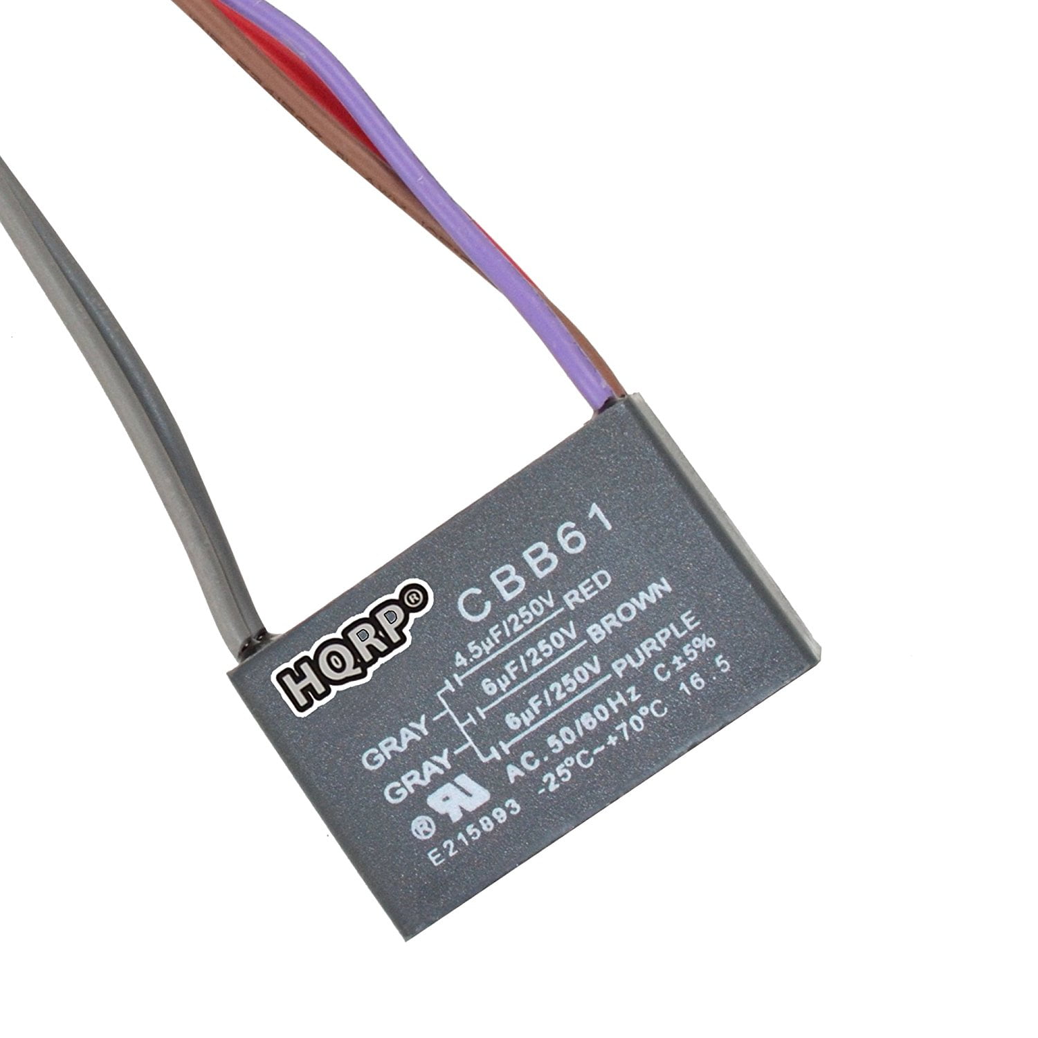 Hqrp Harbor Breeze Ceiling Fan Capacitor Cbb61 4 5uf 6uf