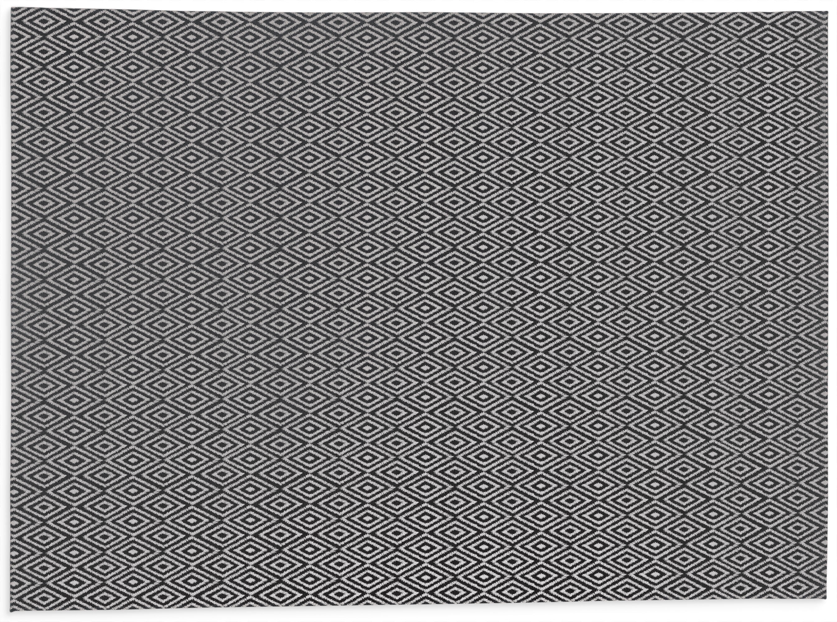 Marci Black & White Kitchen Mat by Kavka Designs