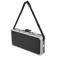 thumbnail image 2 of Portable Lockable Professional Salon Travel Case with Shoulder Strap, Makeup Storage Organizer Makeup Hairdressing Case Cosmetic Travel Organizer Barber Storage Case (Silver), 2 of 11