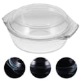 thumbnail image 4 of 1Pcs Glass Casserole Dish With Square Lid For Oven Safe Baking And Storing, 4 of 9