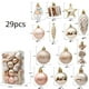 thumbnail image 2 of 20/29 piezas de bolas de Navidad con forma de champán para colgar en el árbol de Navidad, regalos para el hogar, esferas navideñas con formas especiales impresas para Año Nuevo, 2 of 5