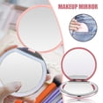 thumbnail image 2 of Mini Makeup Mirror with LED Light 2X Magnifying USB Rechargeable Compact Folding Pocket Mirror for Girl Women New, 2 of 5