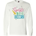 thumbnail image 3 of Inktastic Sparkle Like a Unicorn Long Sleeve T-Shirt, 3 of 5