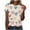 Beige, variant on Womens Cute T-shirts with Love Heart Prints Loose Fit Valentines Holiday Casual Tees Plus Size Crew Neck Tops (XL, Multicolor)