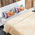 thumbnail image 5 of Yayeee Pillowcase King Size Set of 2 Satin Wrinkle Resistant Pillow Case, Bright Flowers, 5 of 7