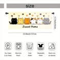 thumbnail image 3 of Rdsfhsp Sweet Home Window Valance Curtain, Cat Pattern Decorative Rod Pocket Short Curtain for Kitchen Bedroom Living Room, 3 of 5