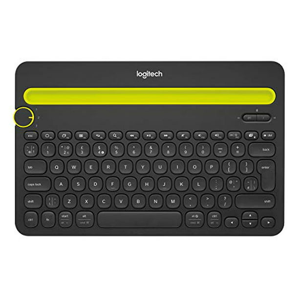 Immoraliteit salto Fragiel Logitech Bluetooth Multi-Device Keyboard K480 for Computers. Tablets and  Smartphones. Black - Walmart.com