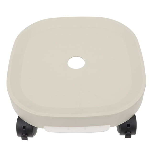 unbranded Plataforma Para Plantas Con Plástico Beige Con Frenado Ideal Para Macetas Interiores