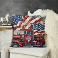 thumbnail image 2 of YINGXI Truck Stripes Throw Pillow Covers, Cushion Case for Sofa Couch 12x12in, 2 of 5