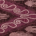 thumbnail image 4 of SAFAVIEH Ikat June Zigzag Southwestern Wool Area Rug, Dark Brown/Purple, 4' x 6', 4 of 4