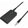 thumbnail image 4 of Wireless Audio Adapter with Bluetooth 5.0, 3-in-1 Transmitter and Receiver, 3.5mm Jack for Streaming Music (Black), 4 of 5