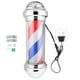 thumbnail image 1 of Poste de barbería resistente al agua, luz giratoria roja, blanca y azul, señal de rayas, lámpara de peluquería, enchufe estadounidense de 110V, 1 of 14