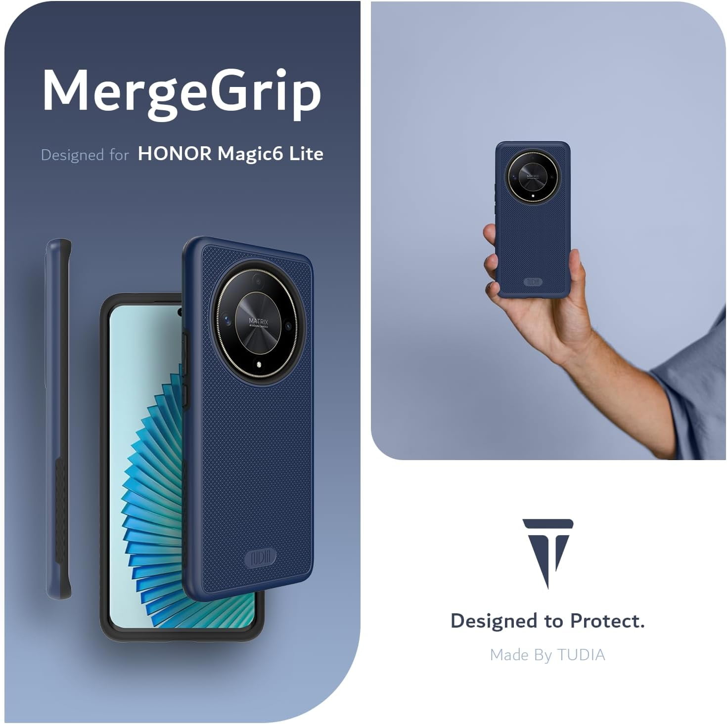 TUDIA MergeGrip Honor Magic 6 Lite Case 5G (2024) / Honor TUDIA MergeGrip Honor Magic 6 Lite Case 5G (2024) / Honor