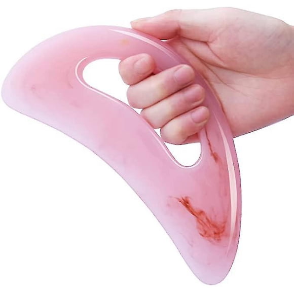 Gua Sha Massage Tool With Handle Resin Large Lymph Drainage Massager Guasha Scraping Tool Body Sculpting Anti Cellulite Tool For Ladies Neck Legs Face