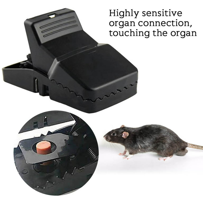Mousetrap Pest Control ABS Plastic Mouse Catcher Sawtooth Jaw Snap