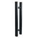 thumbnail image 1 of Matte Black Stainless Steel Glass / Wooden Door Handle, 1 of 5