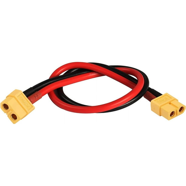 XT 60 Connector Cable Male with Silicone Jacket to Female Plug Extension  Cable Wire Plug Connector Cable