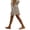 #01 Beige 【Mix & Match: Stock Up on Your Favorite Colors】, variant on Women's Cotton Blend High-Waisted Casual Shorts, Soft Pull-On Elastic Waistband with Drawstring, Side Pockets for Essentials, Tummy Control Fit, Everyday Comfort | TruBelle,Black S